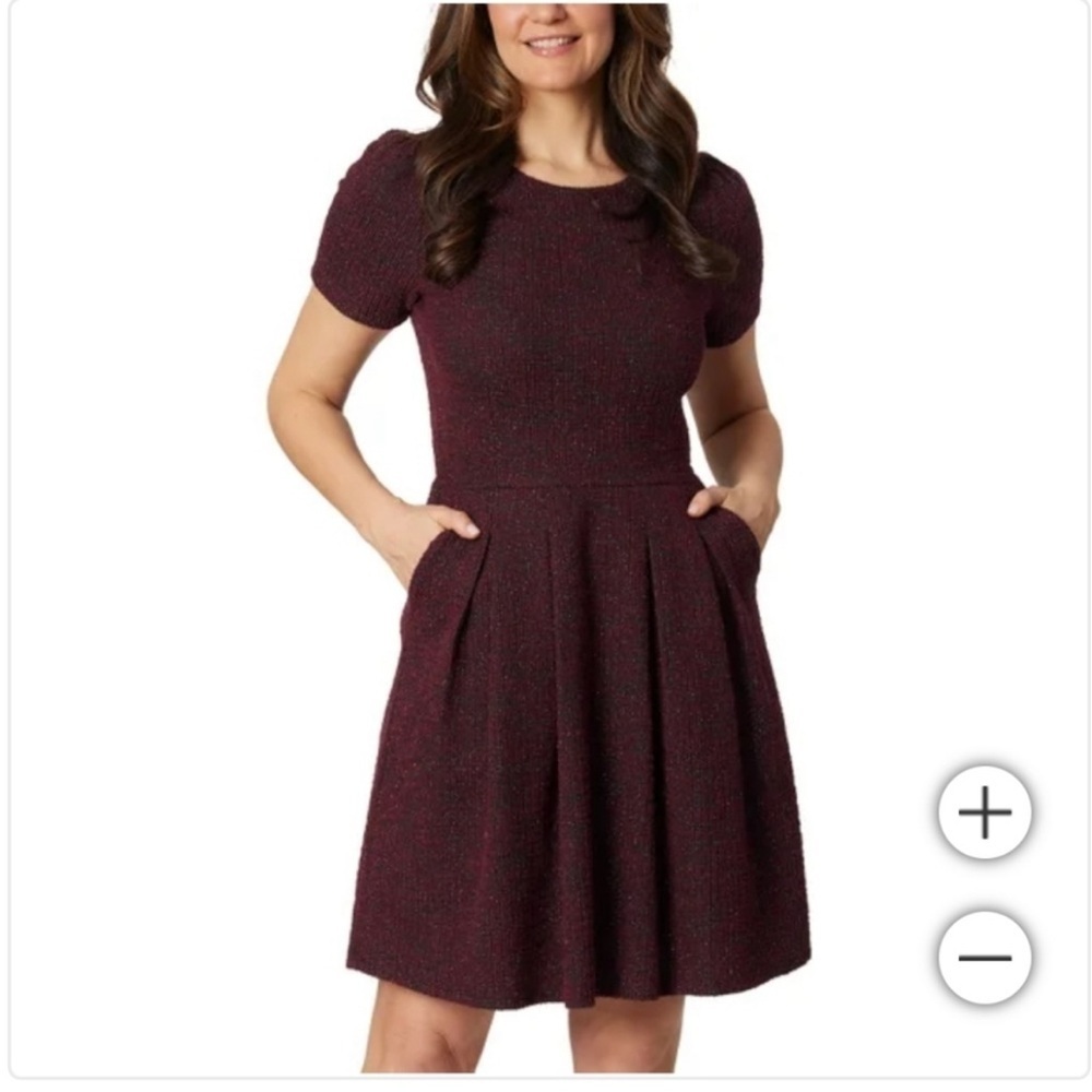 Draper James RSVP Elegant Forest Green Knit Mini Dress, Women’s Sz S - Picture 13 of 13